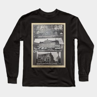 Danbury Iconic Buildings Long Sleeve T-Shirt